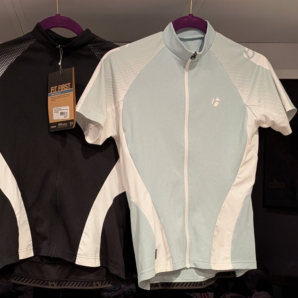 Bontrager Women’s Black & White Cycling Jersey – Size Small, New